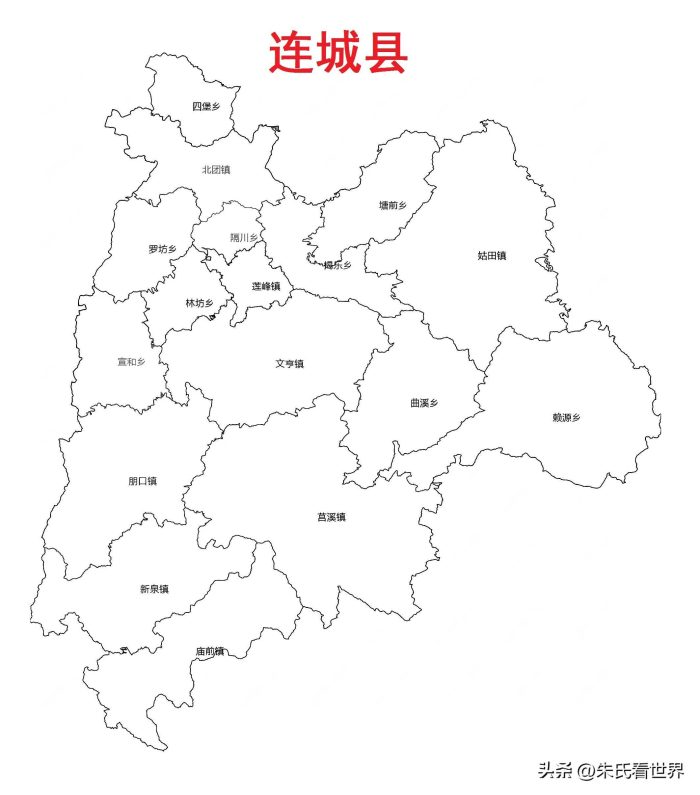 福建省龙岩市7县(市、区)概况-1