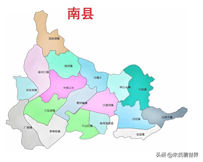 湖南省益阳市6县(市、区)概况-1