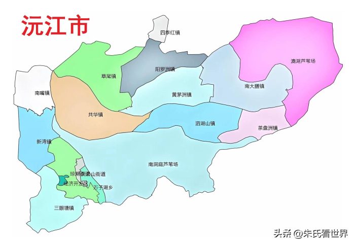 湖南省益阳市6县(市、区)概况-1