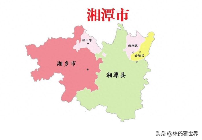 湖南省湘潭市5县(市、区)概况-1