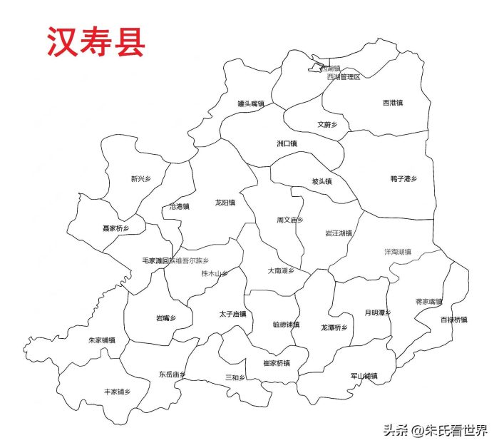 湖南省常德市9县(市、区)概况-1