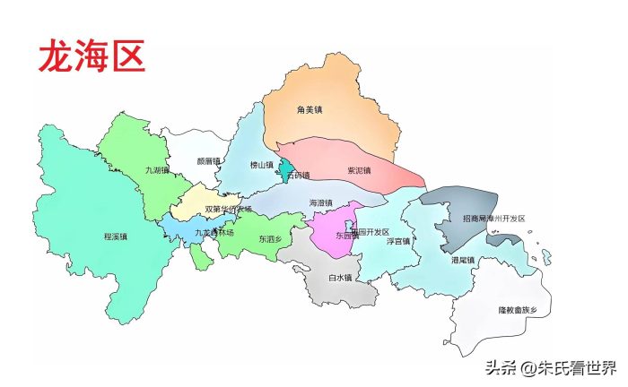 福建省漳州市11县(区)概况-1