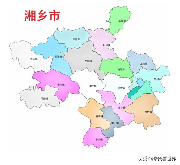 湖南省湘潭市5县(市、区)概况-1