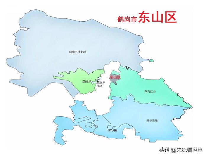 黑龙江省鹤岗市8县(区)概况-1