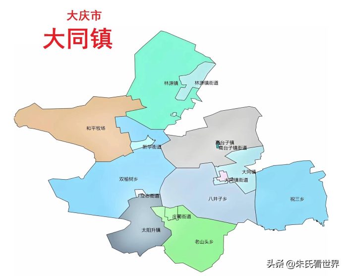 黑龙江省大庆市9县(区)概况-1