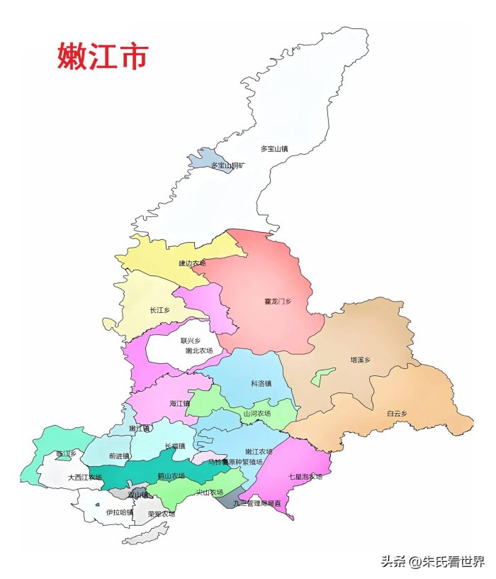 黑龙江省黑河市6县(市、区)概况-1
