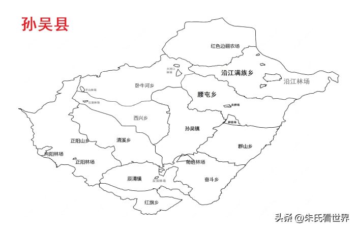 黑龙江省黑河市6县(市、区)概况-1
