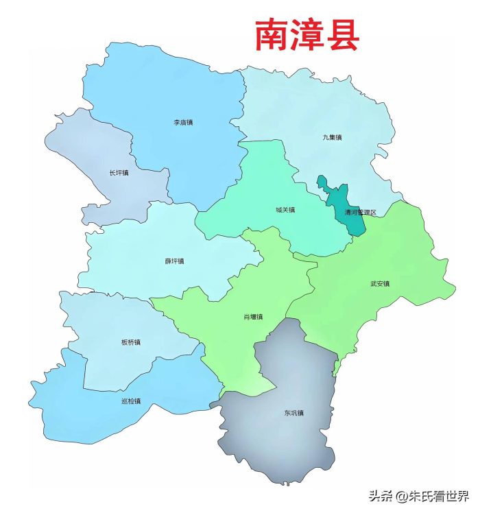 湖北省襄阳市9县(市、区)概况-1
