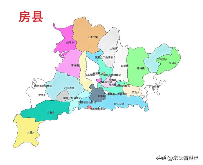 湖北省十堰市8县(市、区)概况-1