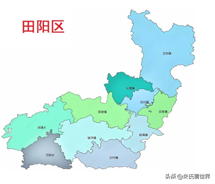 广西百色市12县(市、区)概况-1