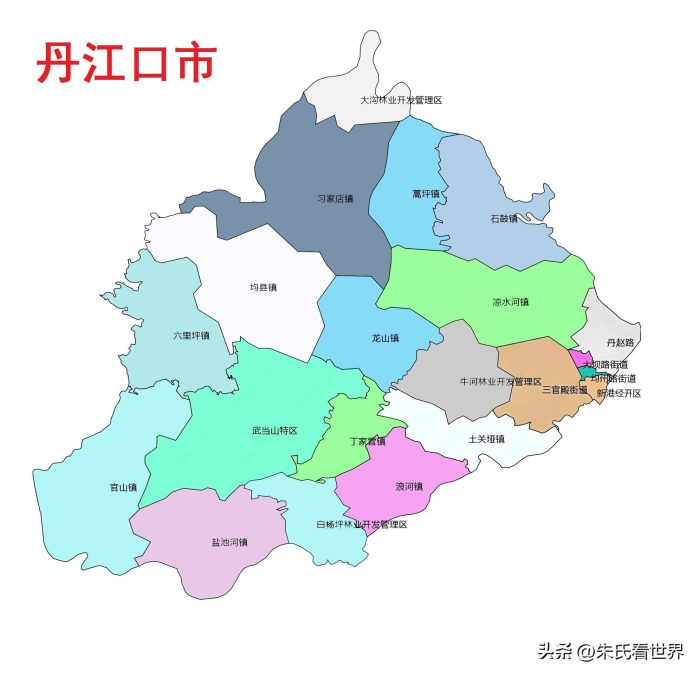 湖北省十堰市8县(市、区)概况-1