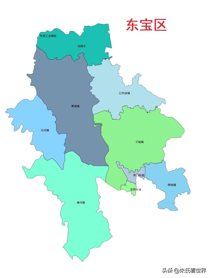 湖北省荆门市5县(市、区)概况-1