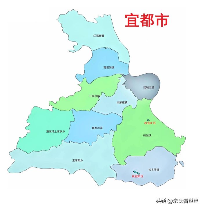 湖北省宜昌市13县(市、区)概况-1