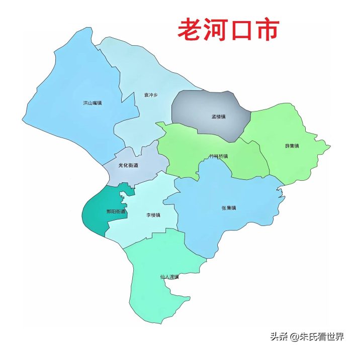 湖北省襄阳市9县(市、区)概况-1