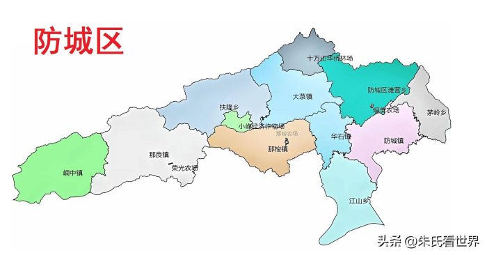 广西防城港市4县(市、区)概况-1