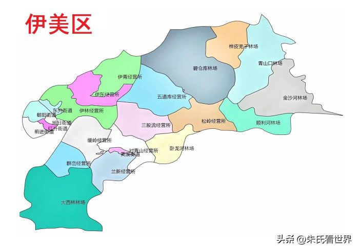 黑龙江省伊春市10县(市、区)概况-1