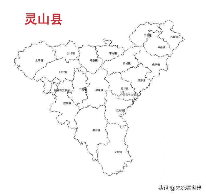 广西钦州市4县(区)概况-1