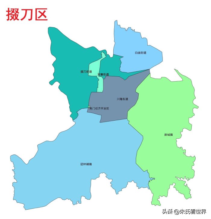 湖北省荆门市5县(市、区)概况-1