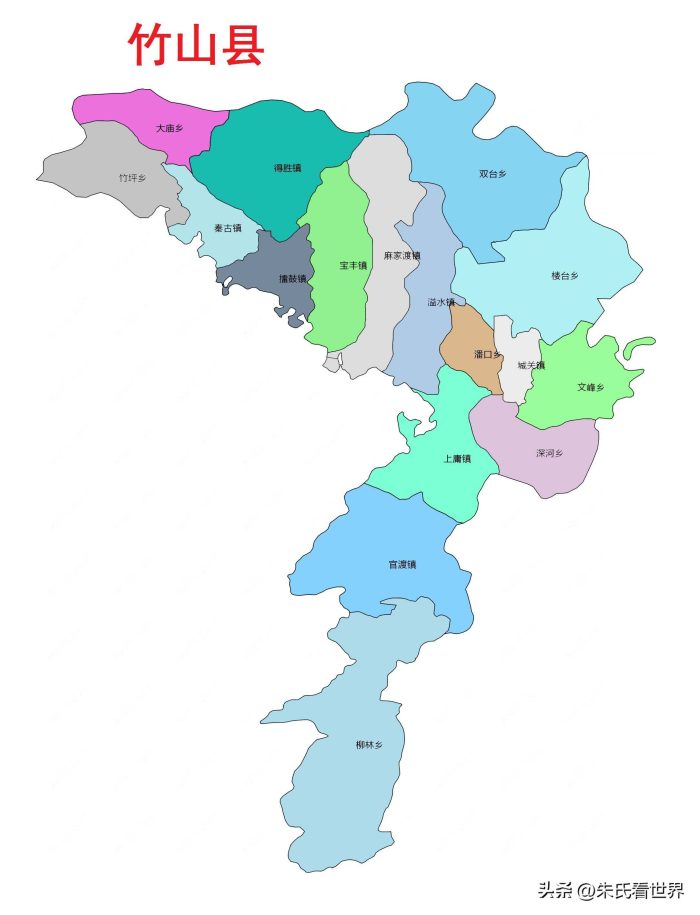 湖北省十堰市8县(市、区)概况-1