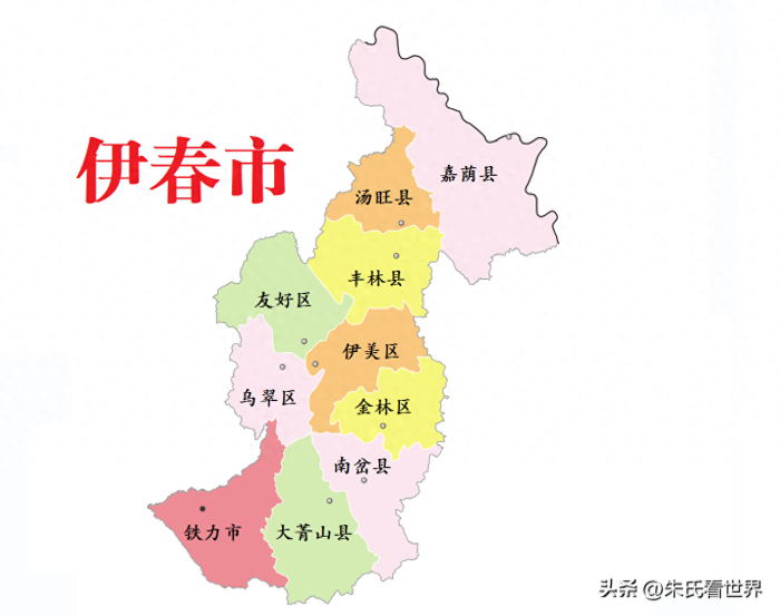 黑龙江省伊春市10县(市、区)概况-1