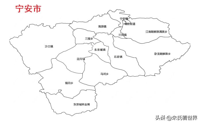 黑龙江省牡丹江市10县(市、区)概况-1