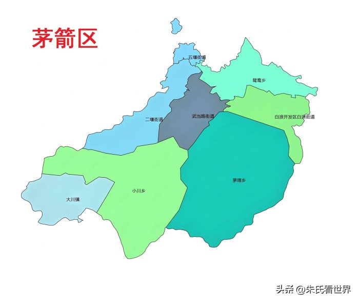 湖北省十堰市8县(市、区)概况-1