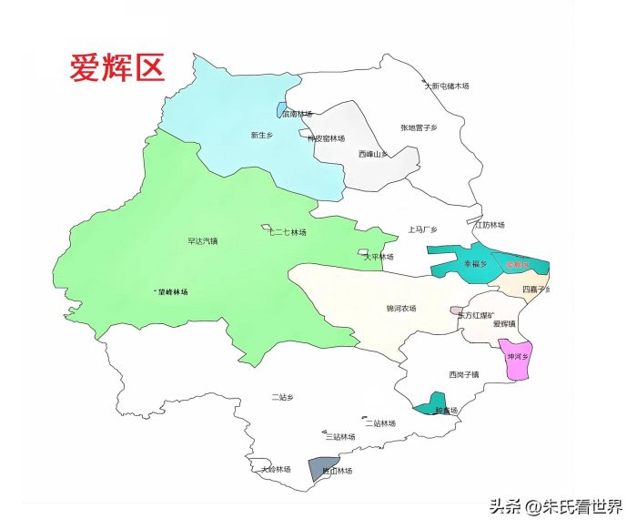 黑龙江省黑河市6县(市、区)概况-1