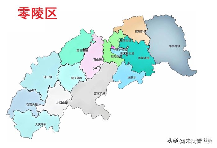 湖南省永州市11县(市、区)概况-1
