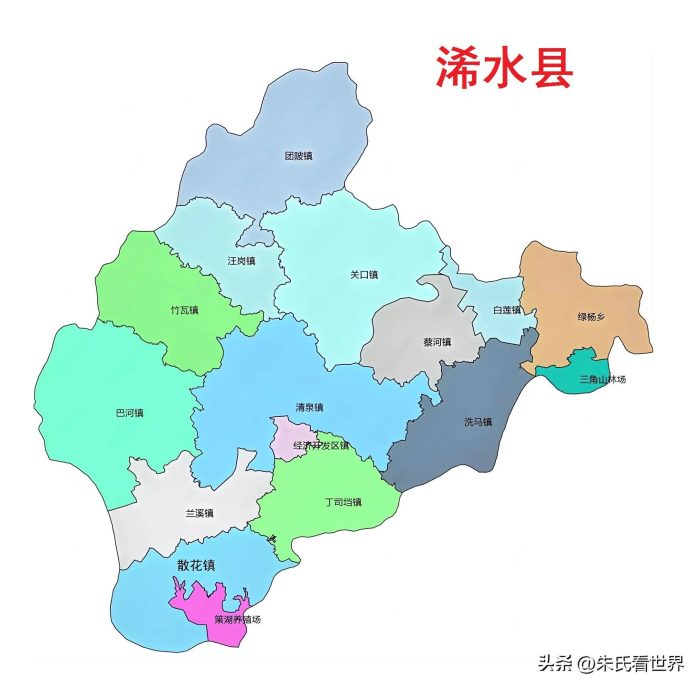 湖北省黄冈市10县(市、区)概况-1