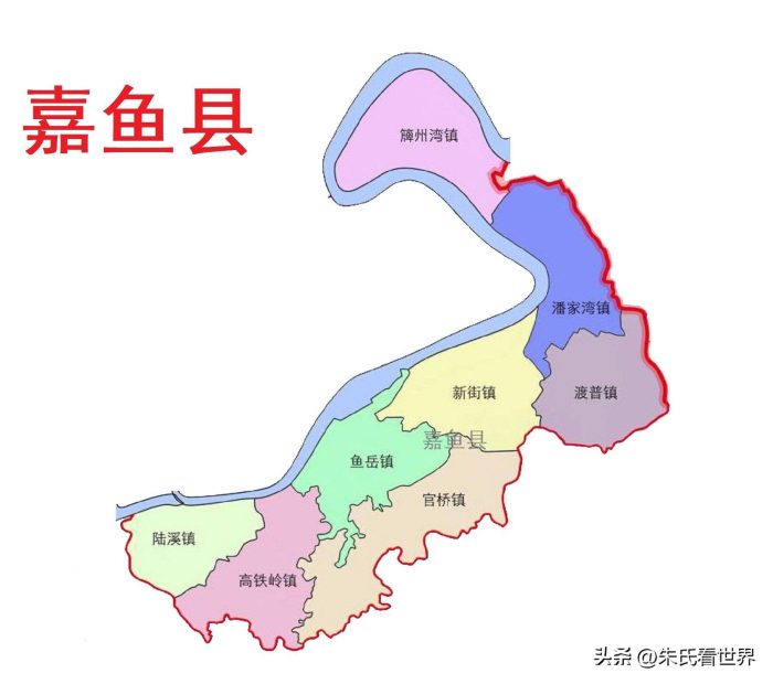 湖北省咸宁市6县(市、区)概况-1