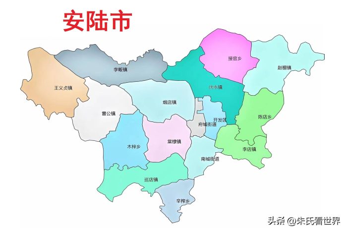 湖北省孝感市7县(市、区)概况-1