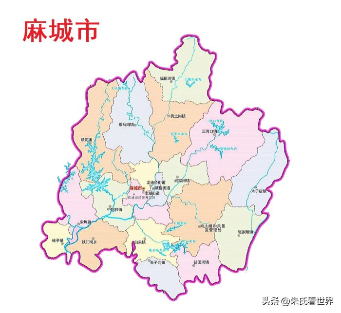 湖北省黄冈市10县(市、区)概况-1