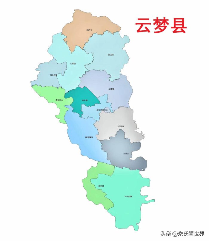 湖北省孝感市7县(市、区)概况-1