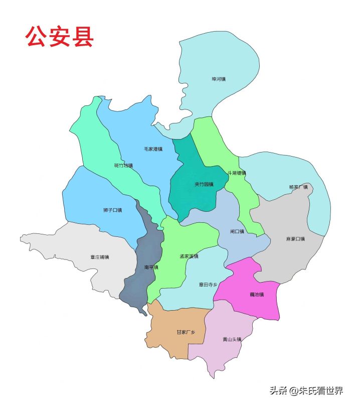 湖北省荆州市8县（市、区）概况-1