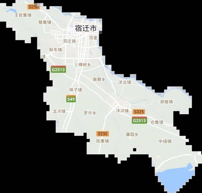 江苏省宿迁市行政规划细则-1