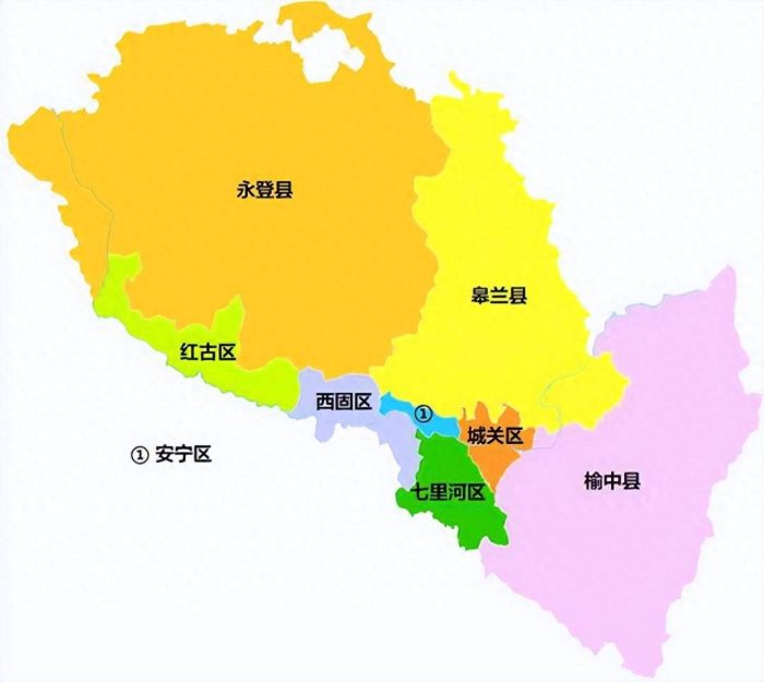 兰州市（甘A）行政规划细则-1