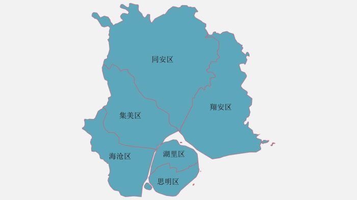 厦门市行政规划细则（闽D）-1