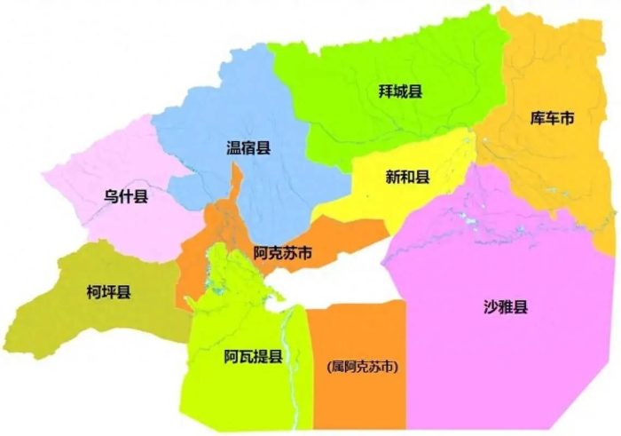 阿克苏地区（新N）行政规划细则-1