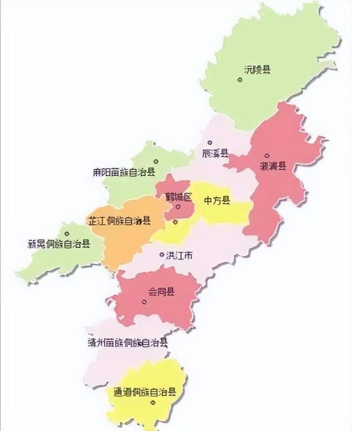 怀化市（湘N）行政规划细则-1