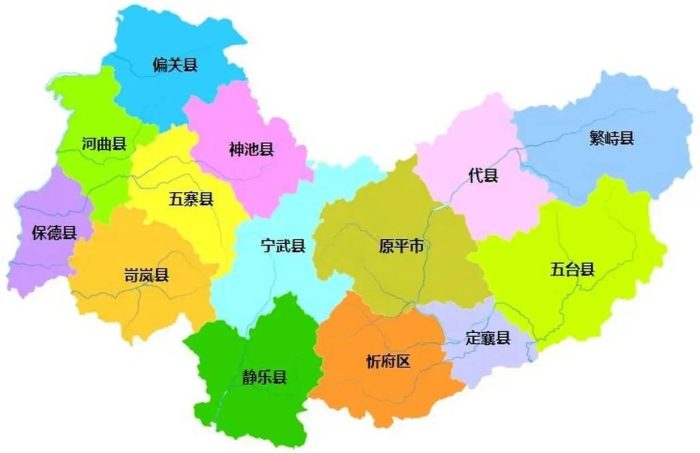 山西省忻州市行政规划细则-1