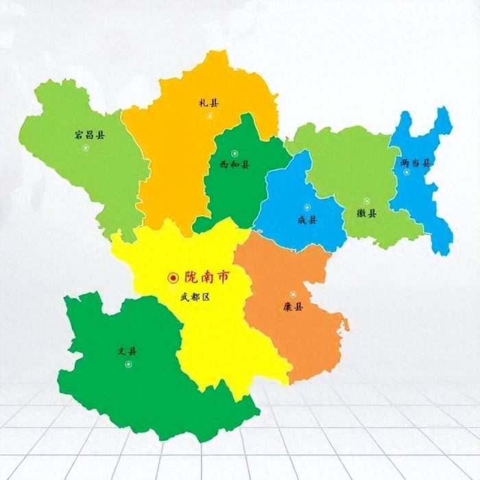 陇南市（甘K）行政规划细则-1