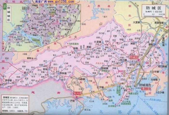 防城港市行政规划细则（桂P）-1