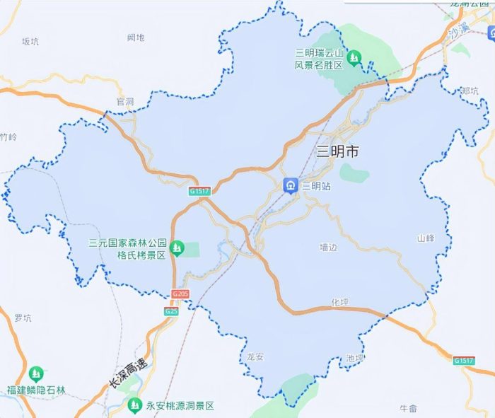 三明市行政规划细则（闽G）-1