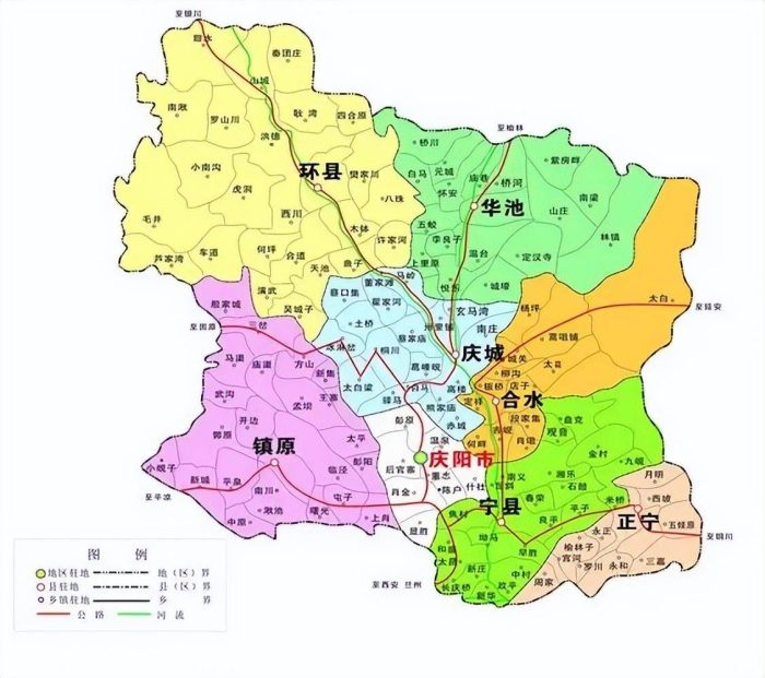 庆阳市（甘M）行政规划细则-1