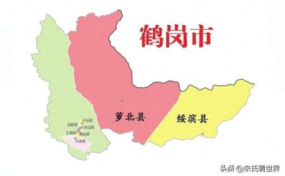 黑龙江省鹤岗市8县(区)概况