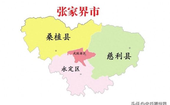 湖南省张家界市4县(区)概况