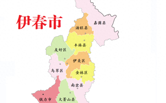 黑龙江省伊春市10县(市、区)概况