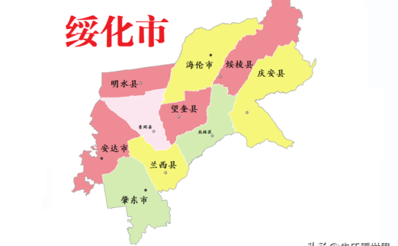黑龙江省绥化市10县(市、区)概况