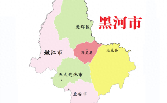 黑龙江省黑河市6县(市、区)概况