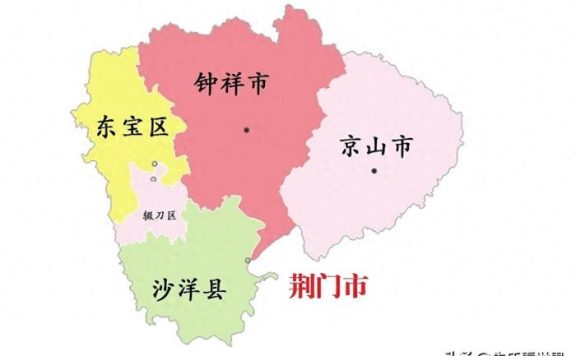 湖北省荆门市5县(市、区)概况